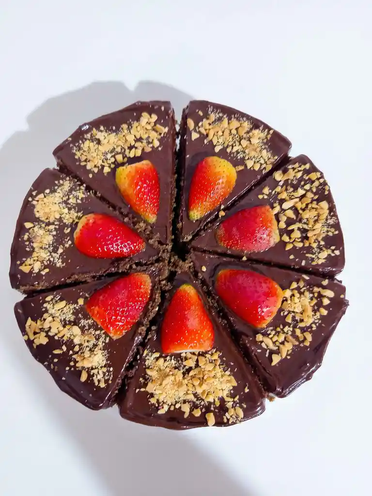 Porción De Torta De Chocolate