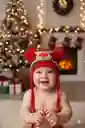 Gorro Navideño Térmico De Navidad Con Luces Y Pompones Para Niñ@s
