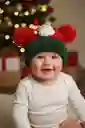 Gorro Navideño Térmico De Navidad Con Luces Y Pompones Para Niñ@s
