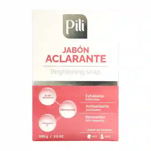 Jabon Aclarante Pili