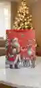 Bolsa De Regalo Navideña 55x43 Cm – Extra Jumbo Motivos Navideños Cartoon Caricatura Clásico