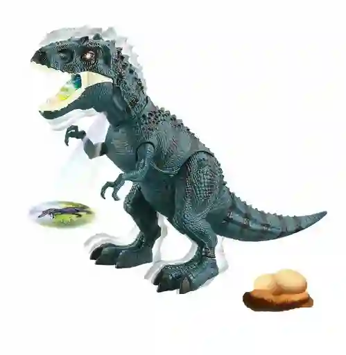 Juguete Dinosaurio Con Luz Sonido Movimiento Proyector En Pecho Ref. Ny030-b