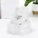 Gorro De Navidad Sombrero Tradicional Navideño Fino Blanco Felpa Nieve