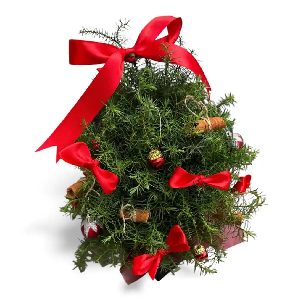 Caja Navideña Decoración Roja