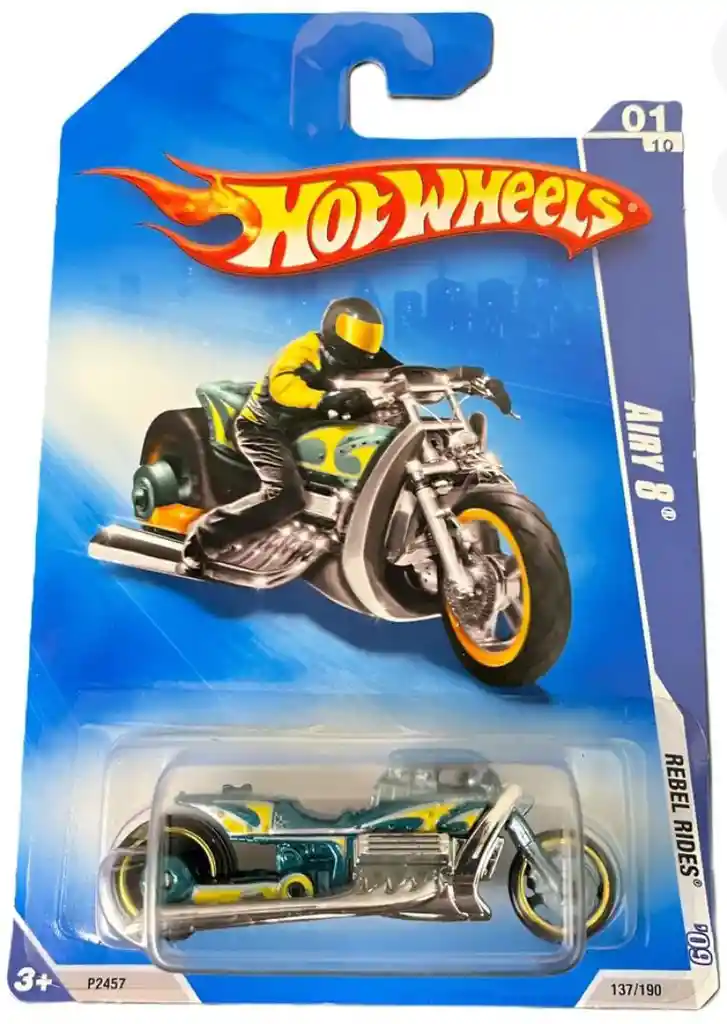 Juguete Moto Hot Wheels Airy 8 Original