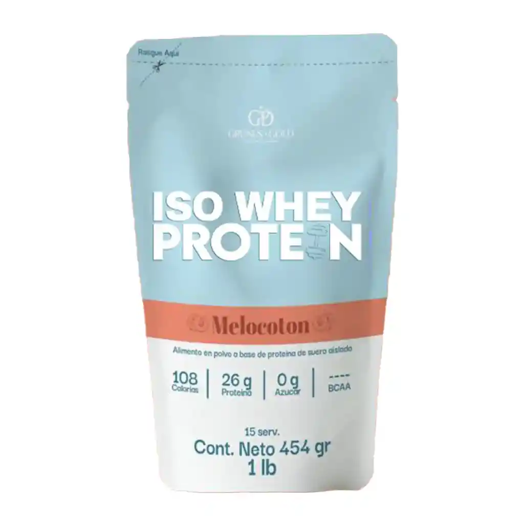Iso Whey Protein 1lb Grunes Gold