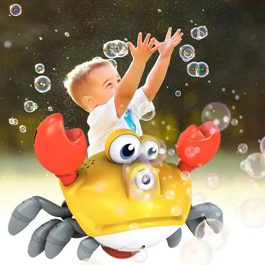 Cangrejo Bailarín Juguete Burbuja Interactivo Niños
