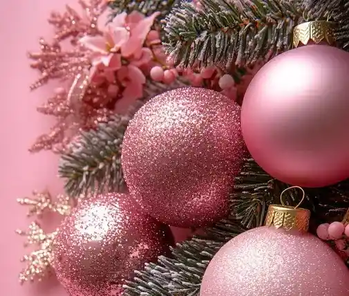 Bolas Navideñas Set Diseños Surtidos 12 Esferas Navidad Oro Rosa Pequeñas