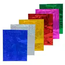 Bolsa De Regalo Holograma - 22 X 27