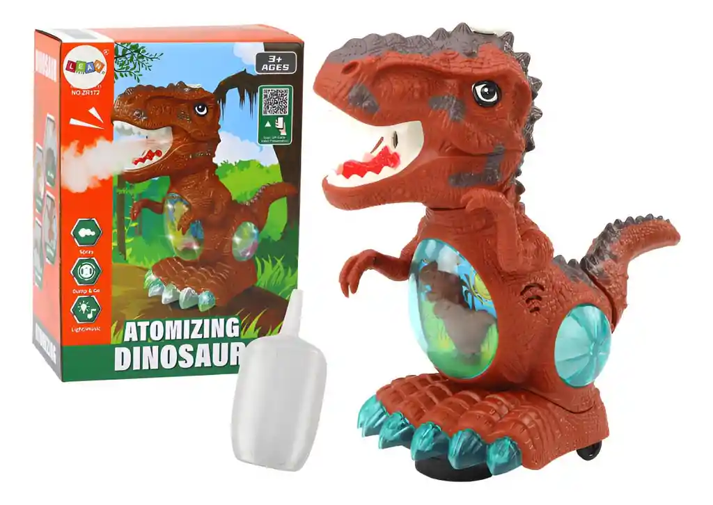 Juguete Dinosaurio Infantil Con Vapor Sonido Y Movimiento