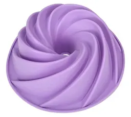 Molde Silicona Espiral Repostería Tortas Gelatinas Flexible