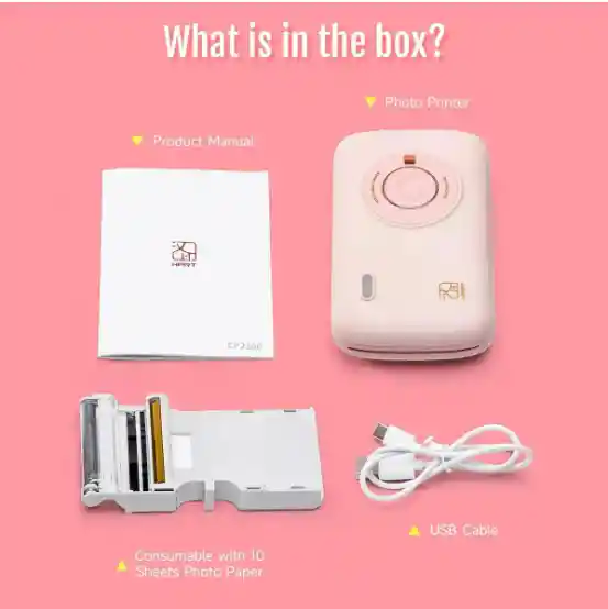 Hprt Mini Impresora Fotográfica Para Todo Teléfono Cp2100