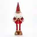 Papa Noel Decorativo Lentejuelas Rojo