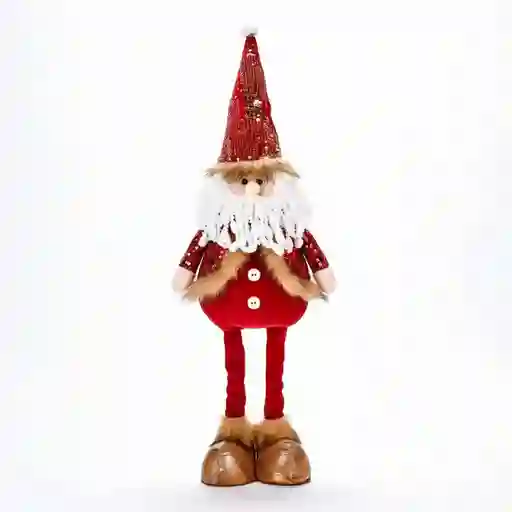 Papa Noel Decorativo Lentejuelas Rojo