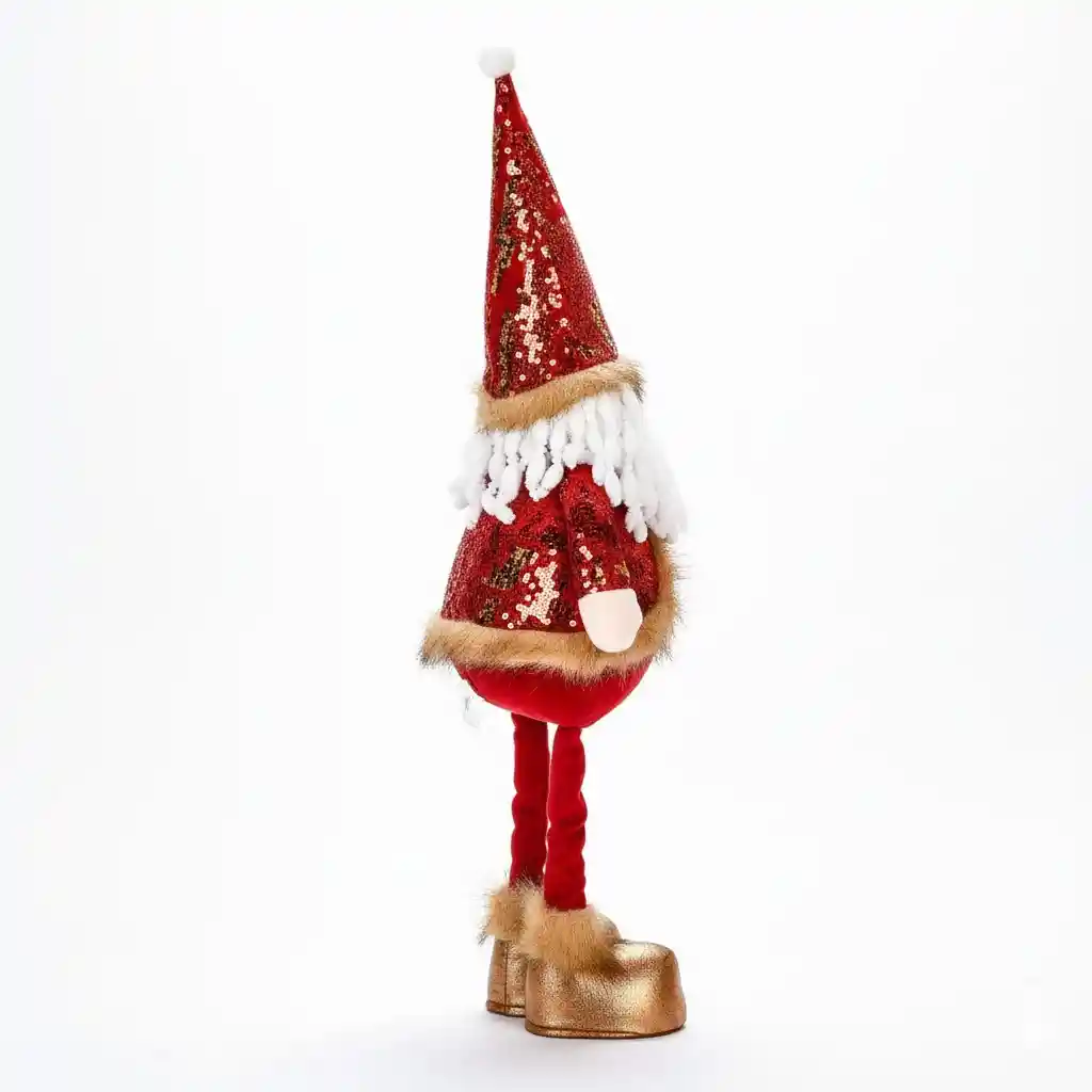 Papa Noel Decorativo Lentejuelas Rojo