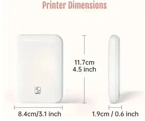 Impresora Fotográfica Hprt Mt53 Original, Mini Impresora Fot