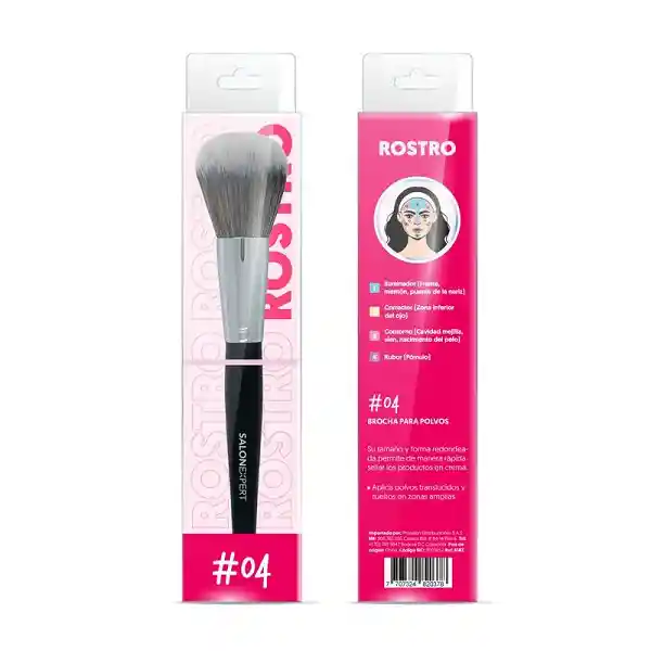 Brocha Pluma Salon Expert Polvos #04