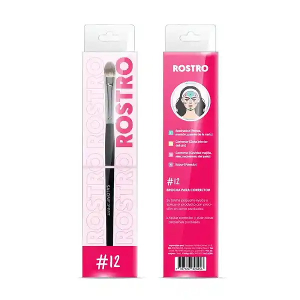 Brocha Pluma Salon Expert Corrector #12