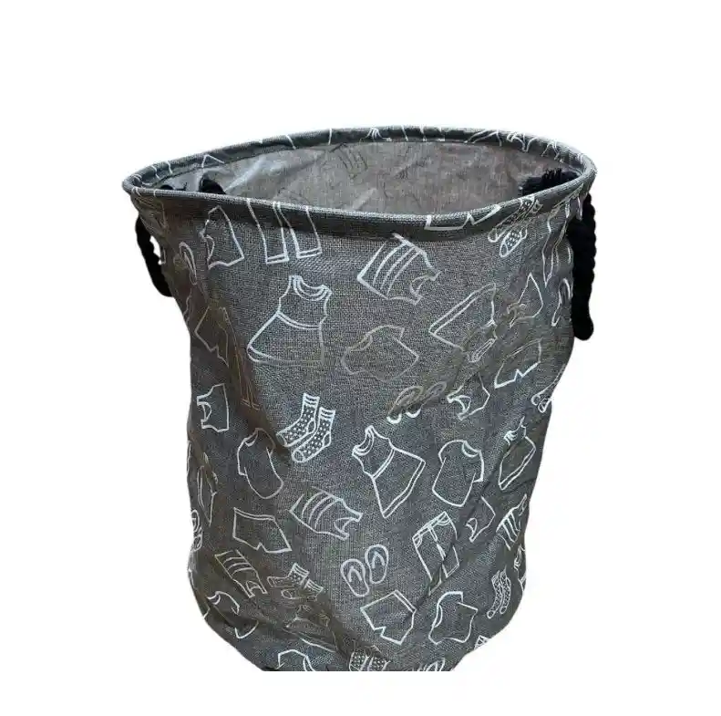 Cesta Canasta Ropa Sucia Organizador Redonda (10)