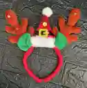Diadema O Balaca Navidad Reno Con Luces