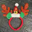 Diadema O Balaca Navidad Reno Con Luces