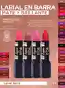 Labial Lissia En Barra Matte Y Brillante 4 G