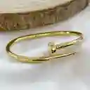 Pulsera Dorada En Acero Inoxidable