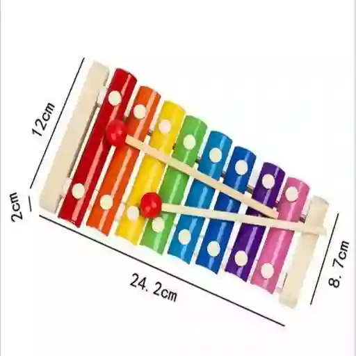 Juguete Marimba De Madera Infantil Para Bebe Ref Mt-017