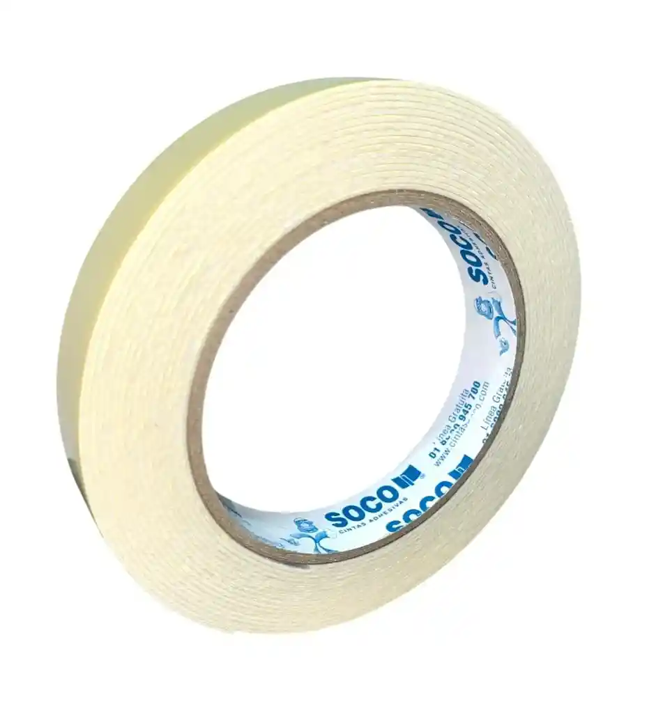 Cinta Doble Faz Espuma 18mm X 5mts