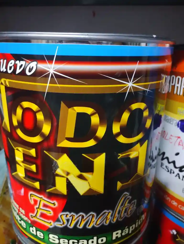 Galon De Esmalte Negro Todo En 1