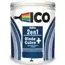 Pintura Ico Vinilico 2 En 1 Azul Mediterráneo Galón 3.79 L