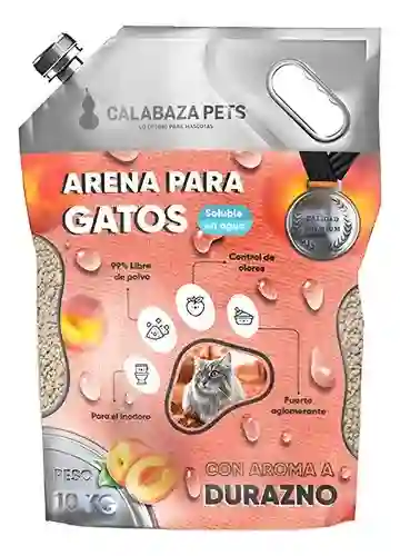Arena Calabaza Carbon Activado Soluble - Olor Durazno 4.5 Kg