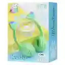 Diadema Audifonos Niña Bluetooth Orejas De Gato Luz Rgb Mz03