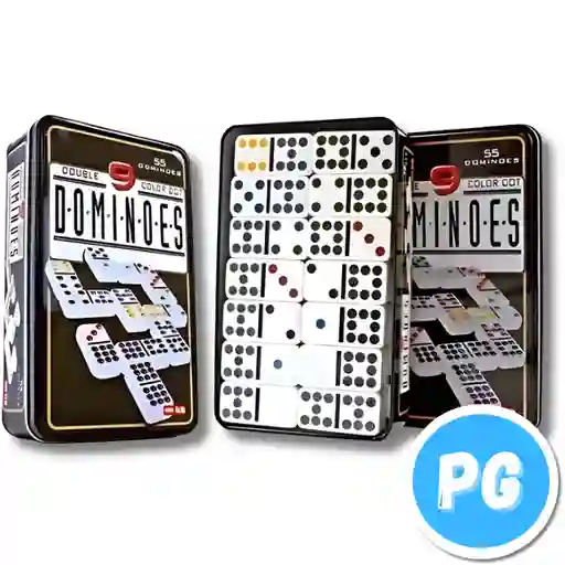 Caja Domino Caja Metalica 55 Piezas