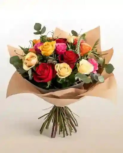 Ramillete De Rosas Variadas