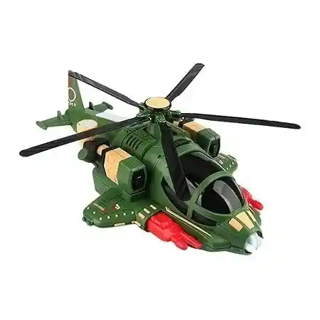Juguete Helicoptero Eléctrico Con Luz Y Música Compatible Ref 8811-25