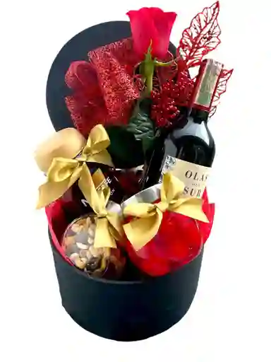 Caja Negra Navideña Tipo Ánchela