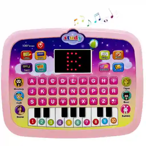 Piano Computador Didáctico Infantil Educativo Portátil