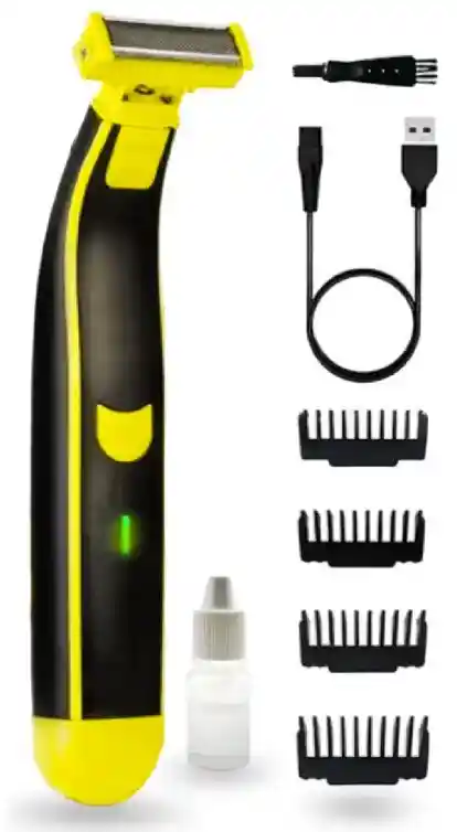 Afeitadora Recargable Portátil Waterproof 700mah Con Peines De Corte