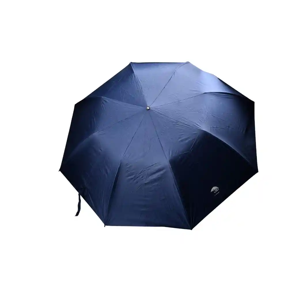 Sombrilla Semi Automatica Azul Y Negro