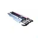 Sombrilla Semiautomatica Baston Poliester Metal Varios Color