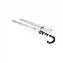 Sombrilla Semiautomatica Baston Poliester Metal Varios Color