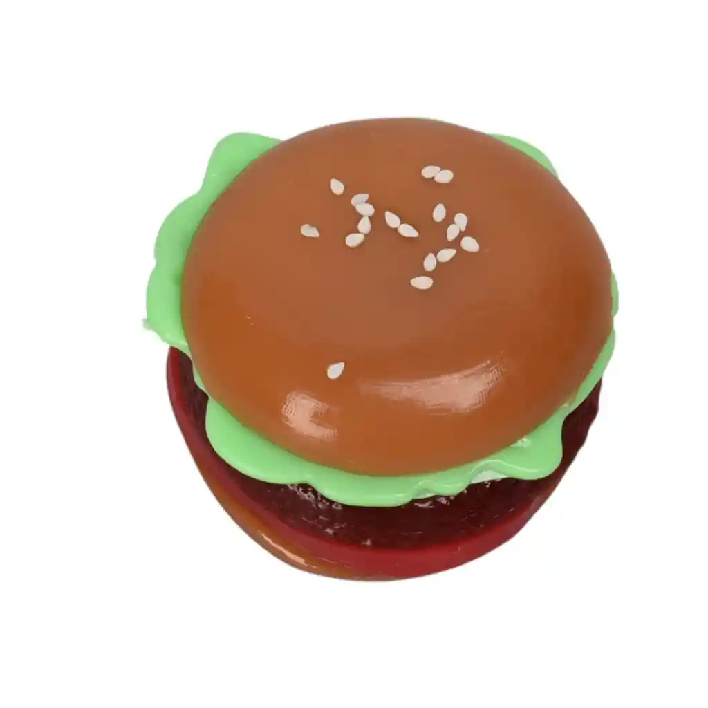 Juguete Anti Estres Plastico Forma Hamburguesa Dim:13x15x3cm