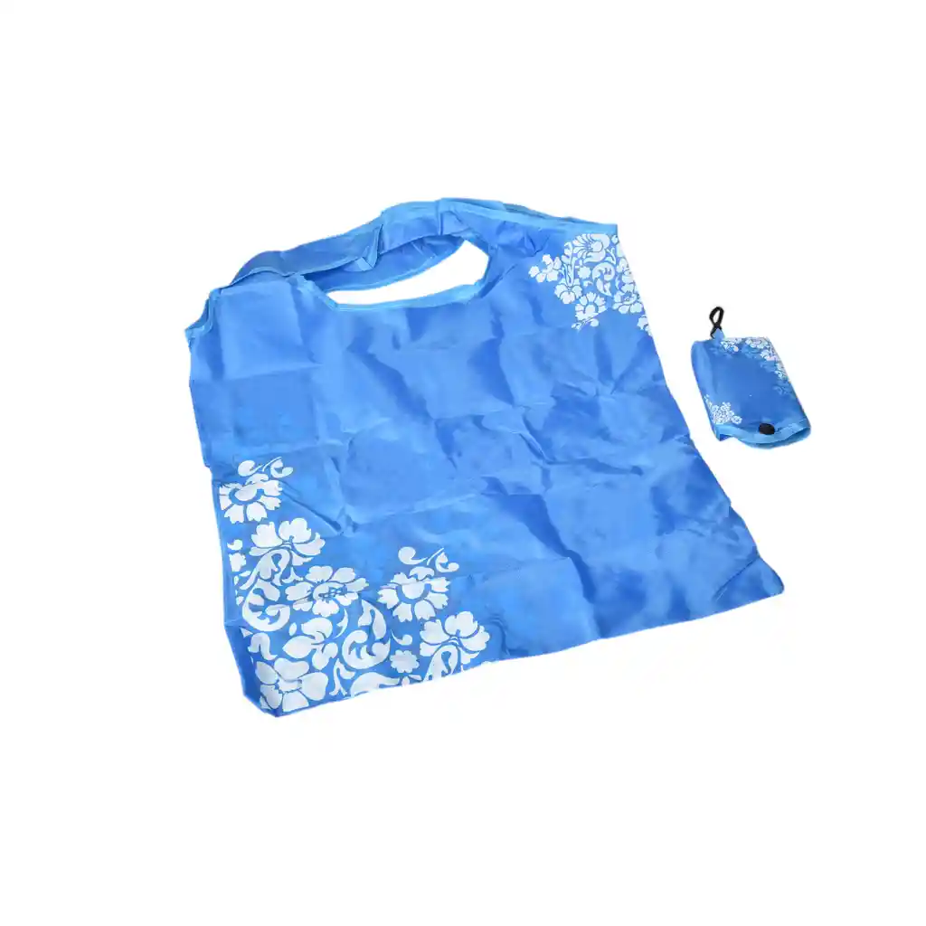 Bolsa Reutilizable Portatil Poliester Para Compras Varios Colores