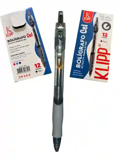 Bolígrafo Negro Punta 0.7 Mm