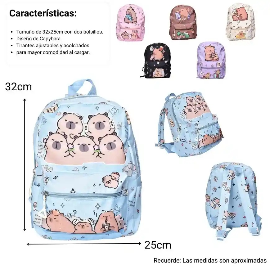 Morral Maleta Poliester Varios Colores Dim:32x25x12