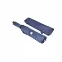 Sombrilla Con Linterna Doble Automatica 10 Varillas Filtro Uva Zul Y Negro