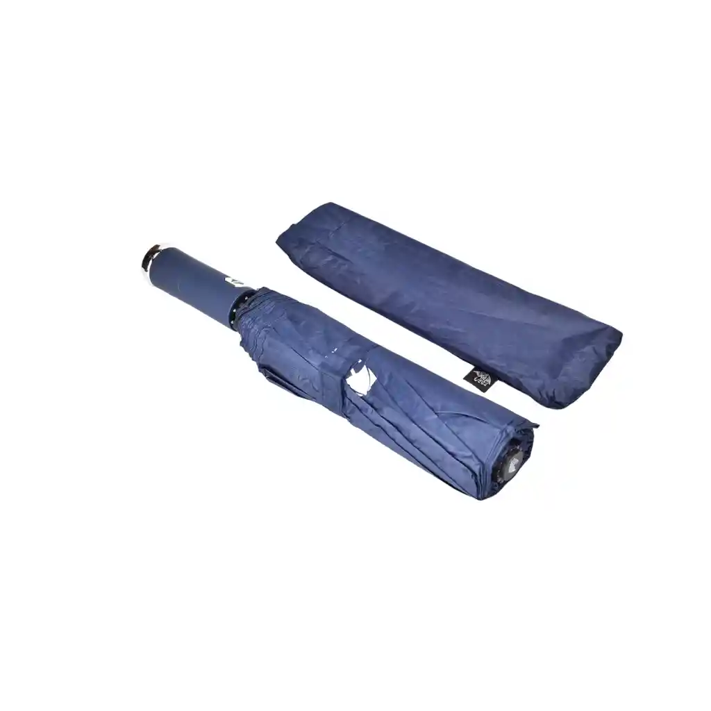 Sombrilla Con Linterna Doble Automatica 10 Varillas Filtro Uva Zul Y Negro