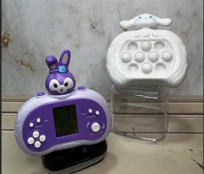 Combo Pop It + Mini Consola Retro Niños Y Niñas