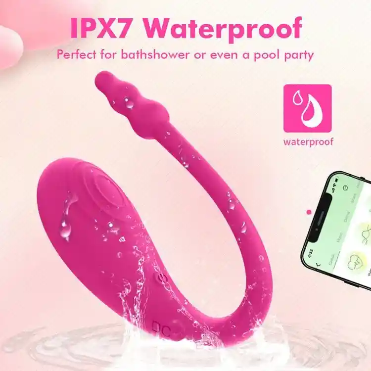 Vibrador Interactivo Con App Paul Morado Recargable Usb